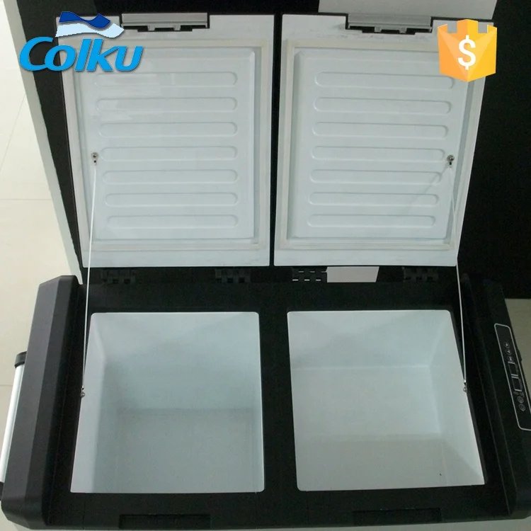 Colku 60L DC Mobile Fridge Dual Compartment Medical Car Refrigerator Micro Rv Freezer