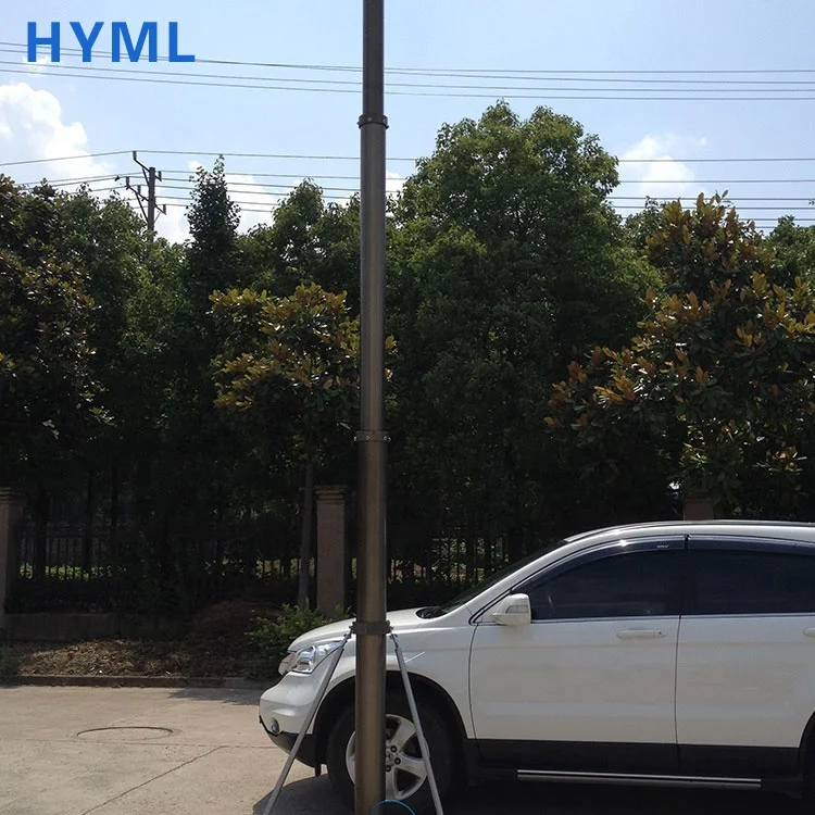 Portable Telescopic Tripod Mast With Car Wheel Poles