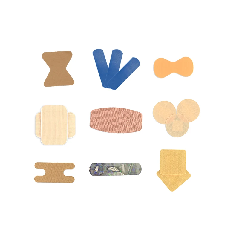 Manufacturer OEM hypoallergenic waterproof medical blue metal detectable band aid food processing plaster with CE ISO13485