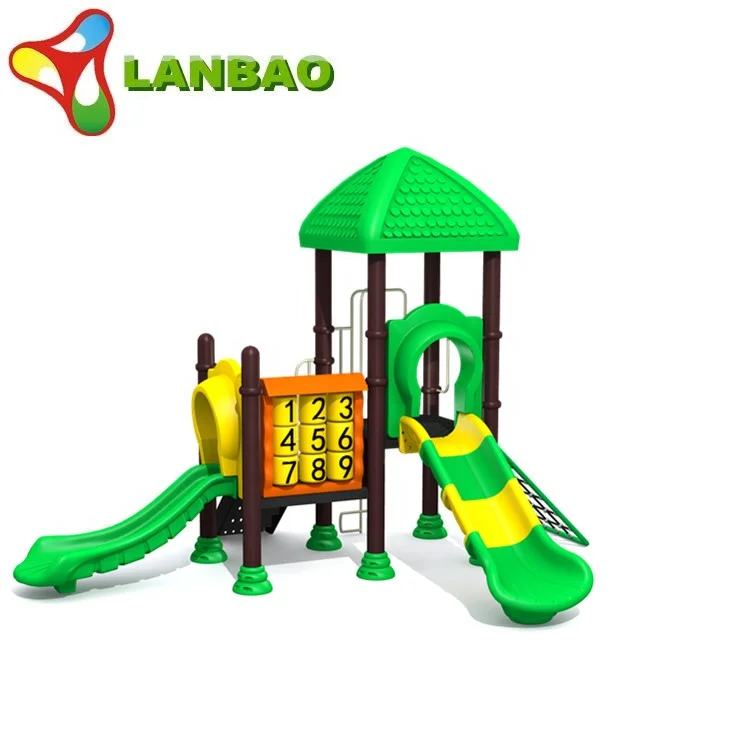 Popular plastic playground equipment for children with specified dimensions that are in demand
