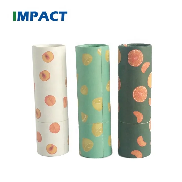 1 oz 30 g Custom Kraft Paper Tube Cardboard Lip Balm Tubes