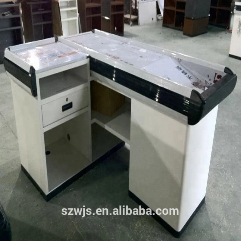 High Quality 2020 Supermarket Checkstand Cash Table Counter Checkout tables and chairs