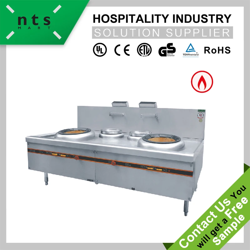 
commercial stainless steel cooking gas stove 