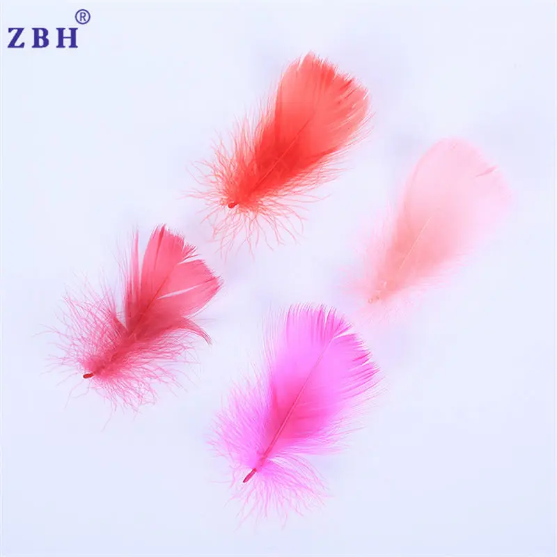 High quality goose feather DIY color small feather for decoration accessories