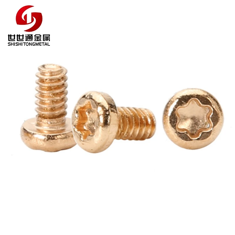 Hot Sale China Appliances Accessories Standard Plated Rose Gold Small Household Electrical Screw