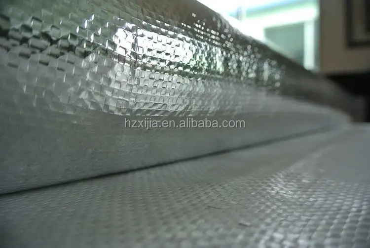 Woven fabric aluminum foil lining insulation radiation reflection barrier moisture-proof fabric