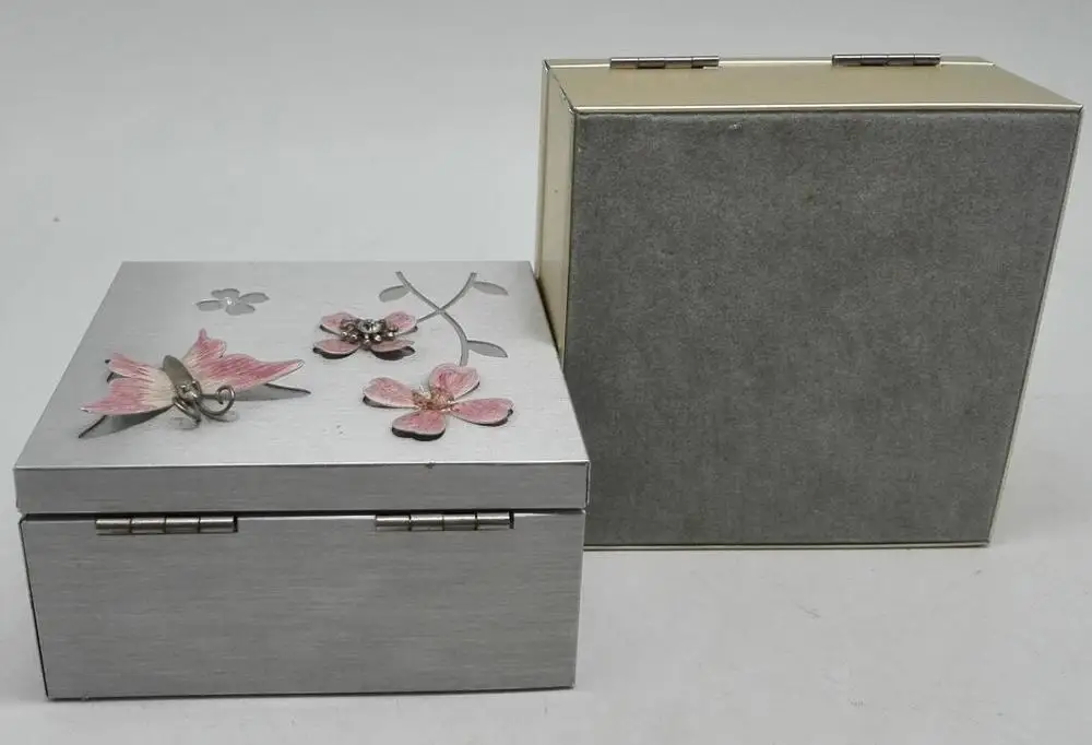 
2019 New Style Professional Custom Square Aluminum Gift Box Storage Box Crafts 