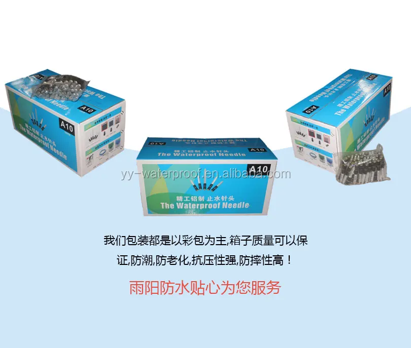 Waterproofing Concrete Aluminum Grout Injection Pe Packer For Bricks