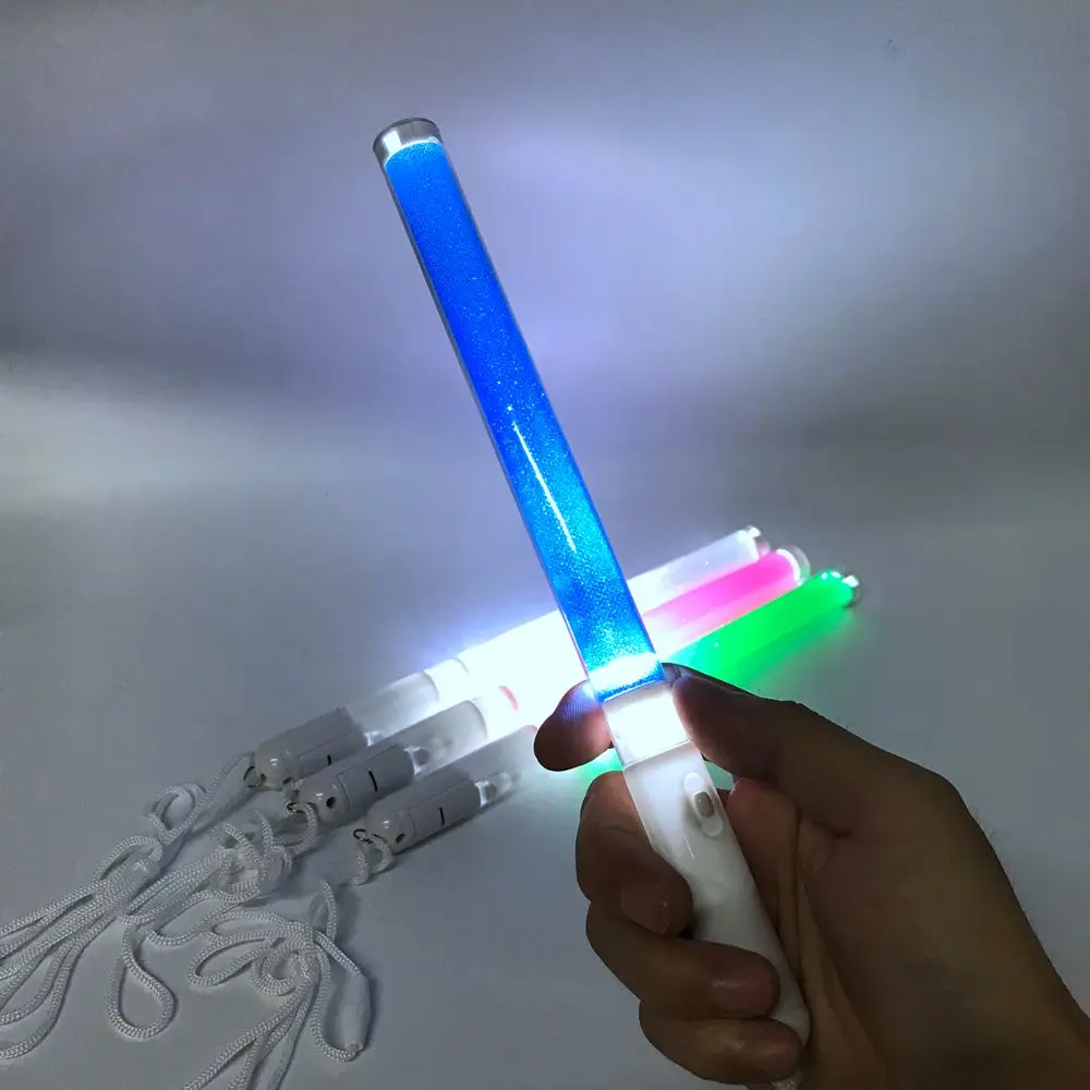 Popular OEM price Christmas gift colorful flashing customized LOGO LED stick
