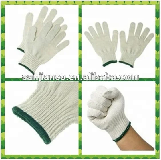 Cheap Price Wholesale 7 Gauge 10 Gauge Cotton Knitted Glove Working Gloves For Industrial