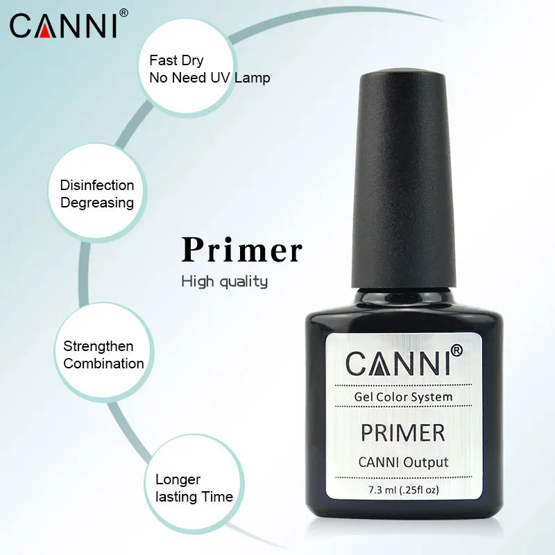 CANNI Nail Art Acrylic Nails Dehydrator Primer Base Reinforce Matt Tempered Diamond Top Coat uv gel nail polish base topcoat