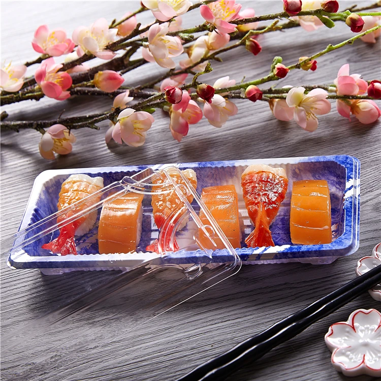 SM1-1102GA Rectangle Disposable Food Plastic Packing Tray Frozen Food Tray for Meat and Fish