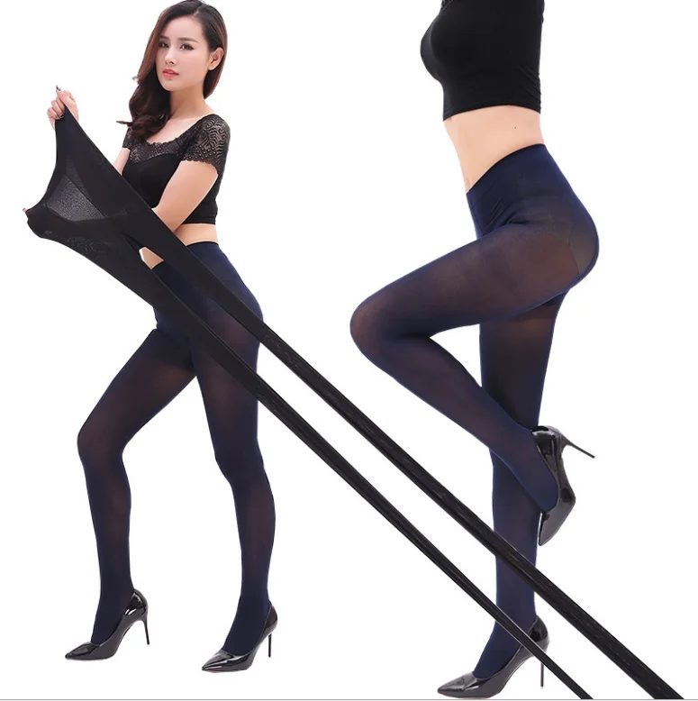 Оптовая продажа, Высококачественные эластичные бесшовные бархатные колготки больших размеров