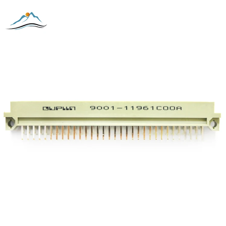 Разъем. Угловой Штекер 3 ряда ABC 96 контактов (3*32) интервал 2 54 мм.