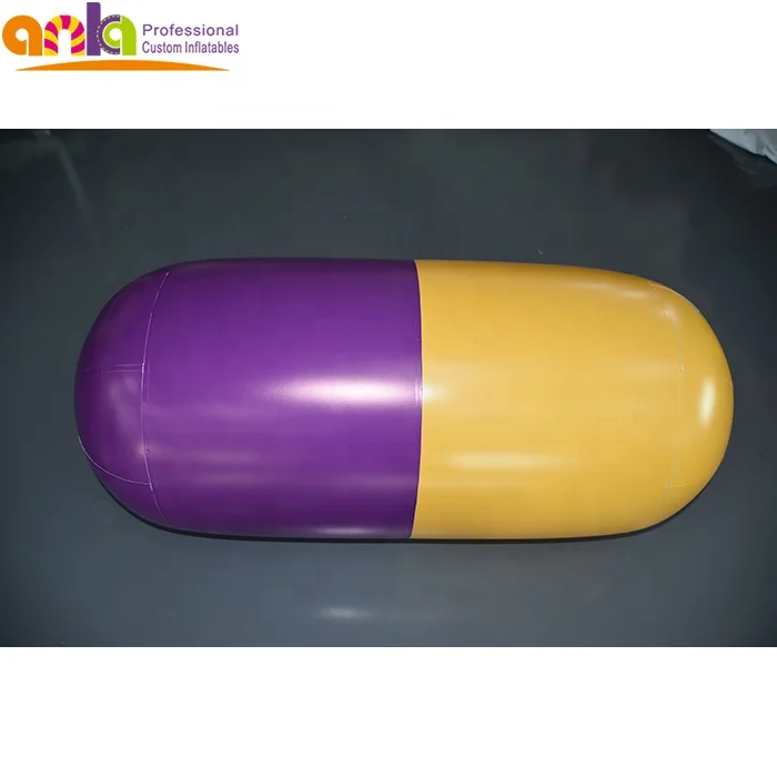 Giant inflatable capsules model/customized inflatable pills toy for advertising promotion