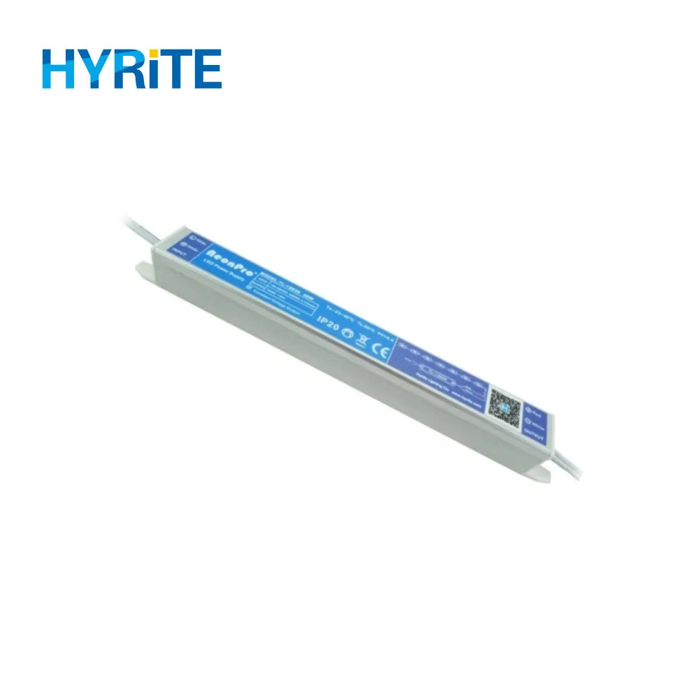 Драйвер для светодиодного источника питания с постоянным напряжением 12 в, 24 в, 20 вт, ультратонкий блок питания IP20 для помещений, драйвер переключателя 0-10 в с регулируемой яркостью