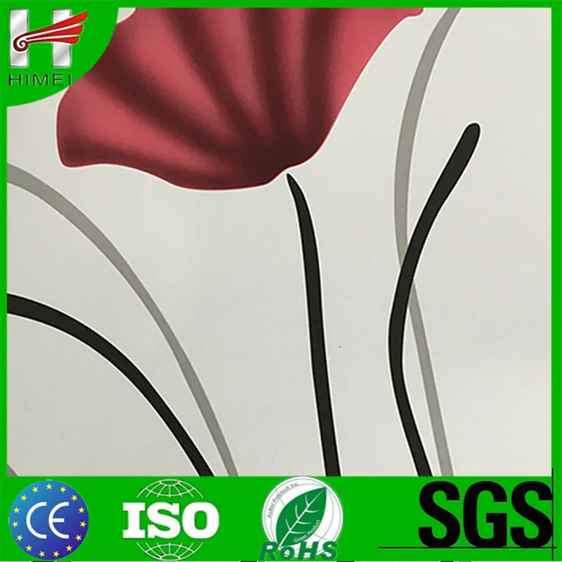 Цветок зерна ПВХ Ламинированные Листы Оцинкованного Железа