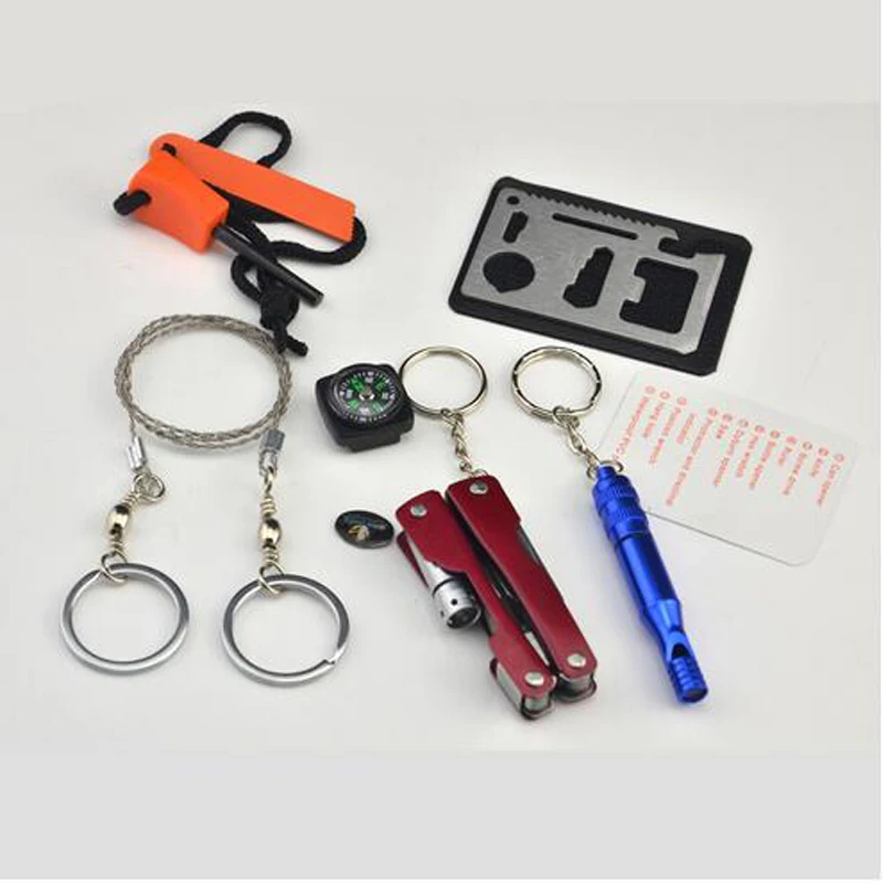 2016 new products emergency survival kit wholesale SOS survival kit most popular camping survival kits