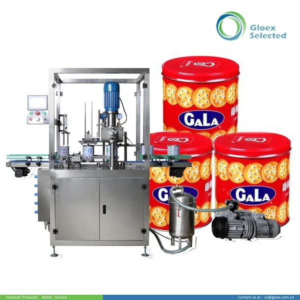 Automatic Vacuum and nitrogen can seamer