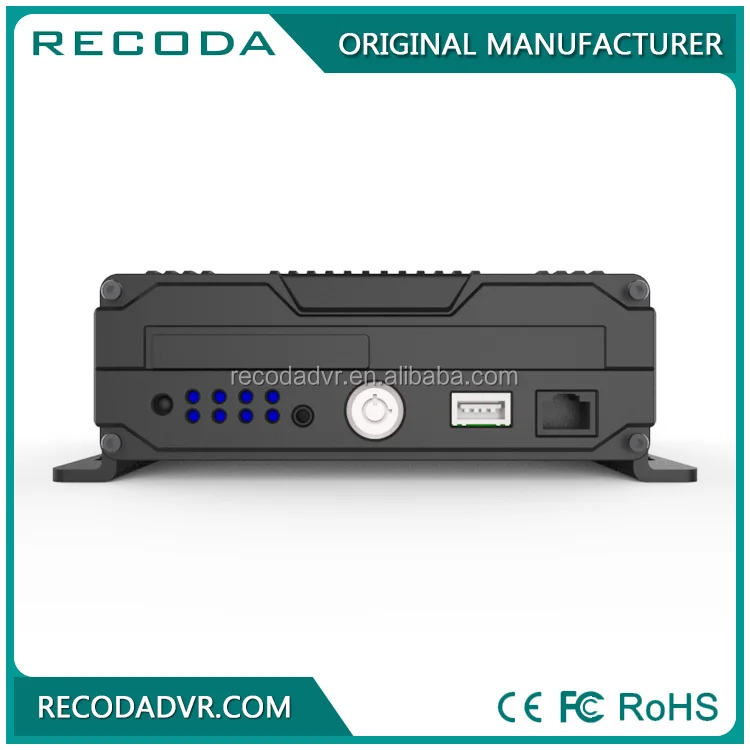 Синхронизация внутренней синхронизации мобильного автомобиля dvr 720P двойной SD карты GPS 3G / 4G wifi 4ch mdvr плеер