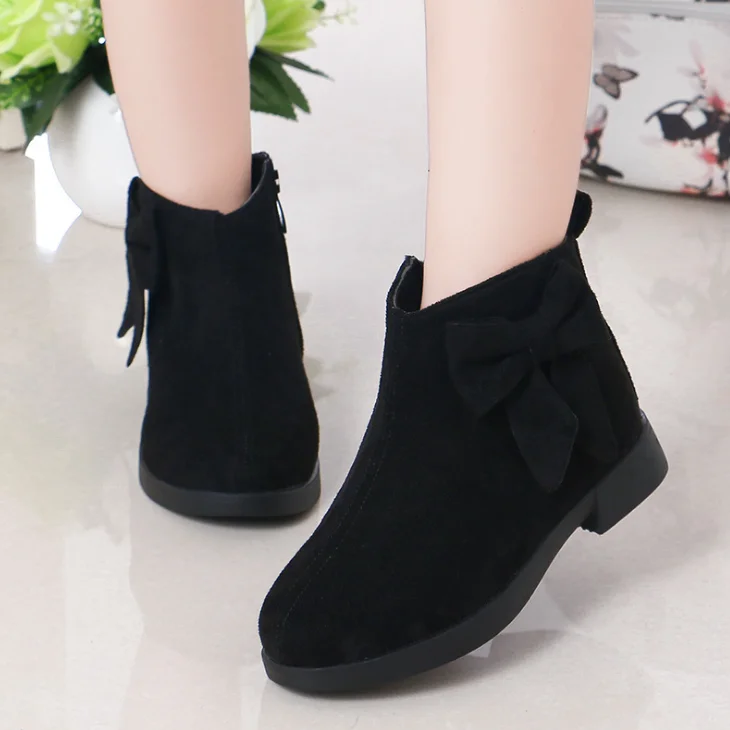 
YY10060S Spring and autumn new arrival girls fashion bowknot short boots 