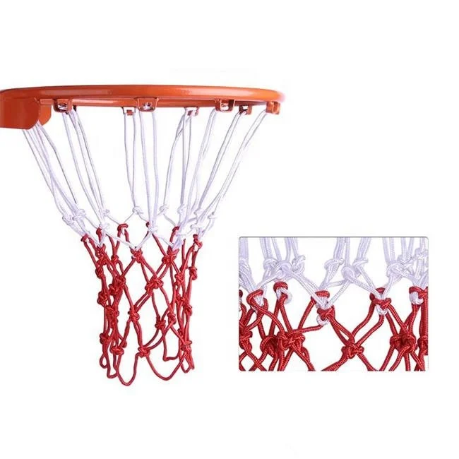Wholesale 6MM Deluxe Professional basketball rim with White Nylon Basketball Net