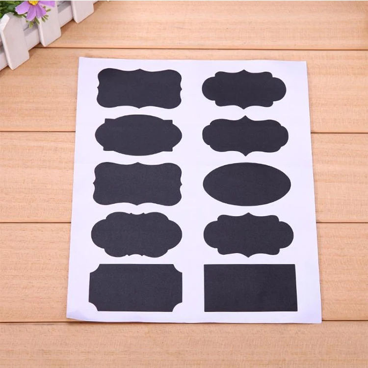 Hot Selling Chalkboard Labels Kids Blackboard Sticker Chalk Board Craft Stickers With Marker Pen