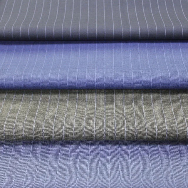 Горячая продажа полосатые ткани для высокого качества готов к отправке Италия Мерино камвольная 100% шерсть Текстиль