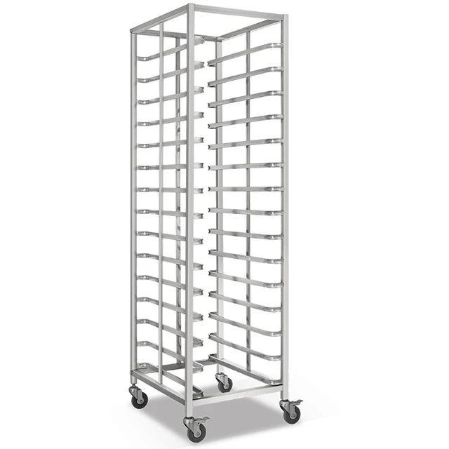 Knocked down hotel restaurant kitchen stainless steel bakery trolley