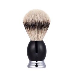 High quality Silvertip badger wet shave brush custom logo male beard brush for barber shop