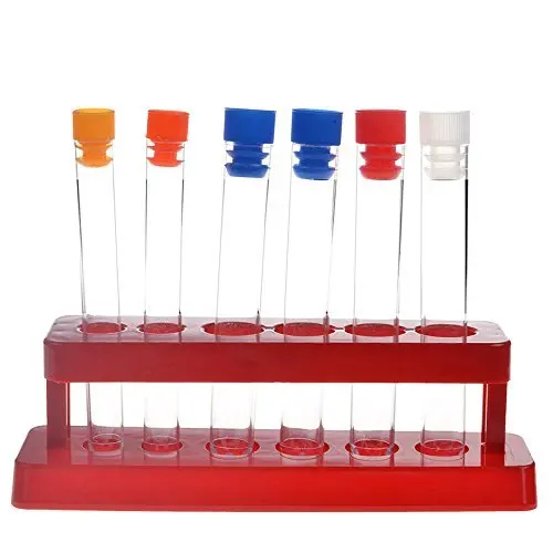 13X75 2Ml 5Ml Disposable Sampling Laboratory Borosil Borosilicate Glass  Plastic Types Test Tubes With Stopper Hat