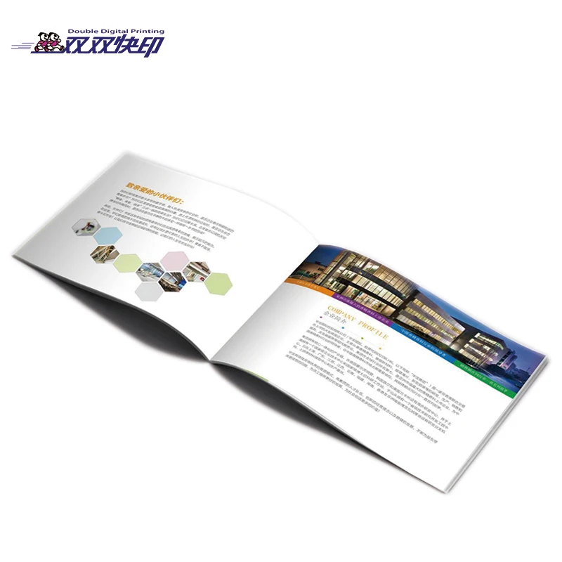 New Trend Wedding Luxury 7 Inch linen hardcover wedding video brochure with gold foil video invitation memory book