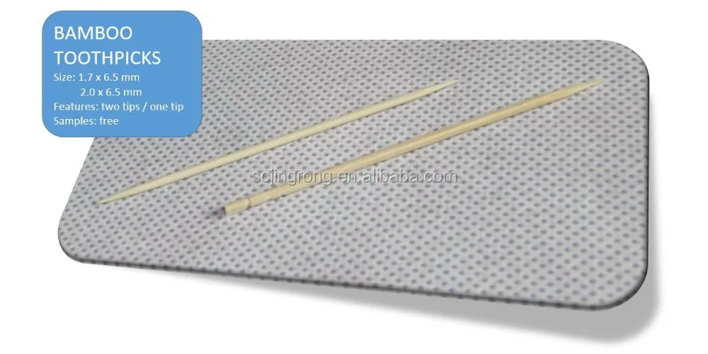 
Bamboo toothpick with two tips / one tip 10000 pcs in bulk 