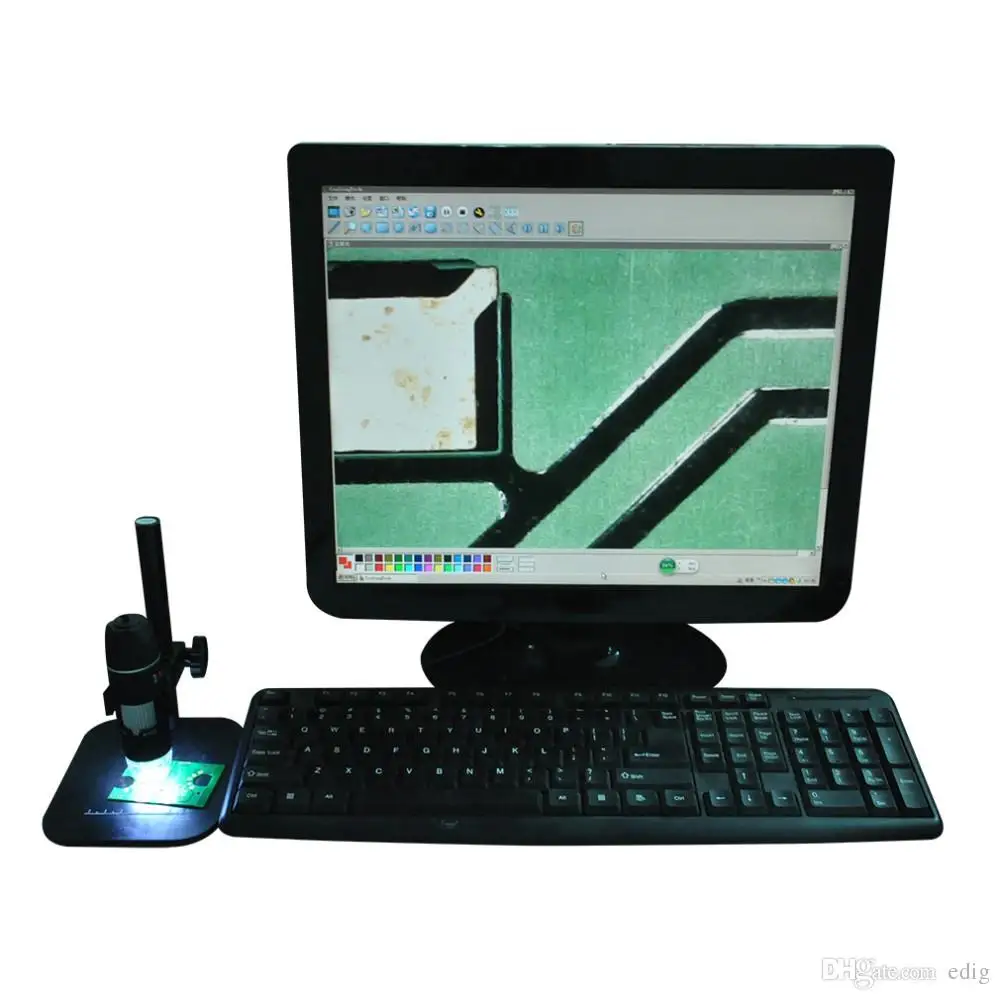 50 X to 500 X USB LED Digital Electronic Microscope Magnifier Camera Black Worldwide Hot Drop