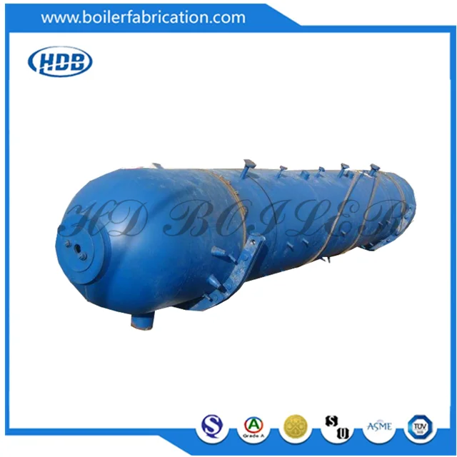 Horizontal Painted Natural Circulated Boiler Steam Drum for Power Station