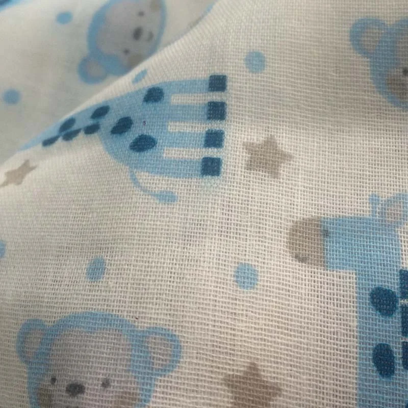 Cotton Muslin Double Layer Gauze fabric for baby