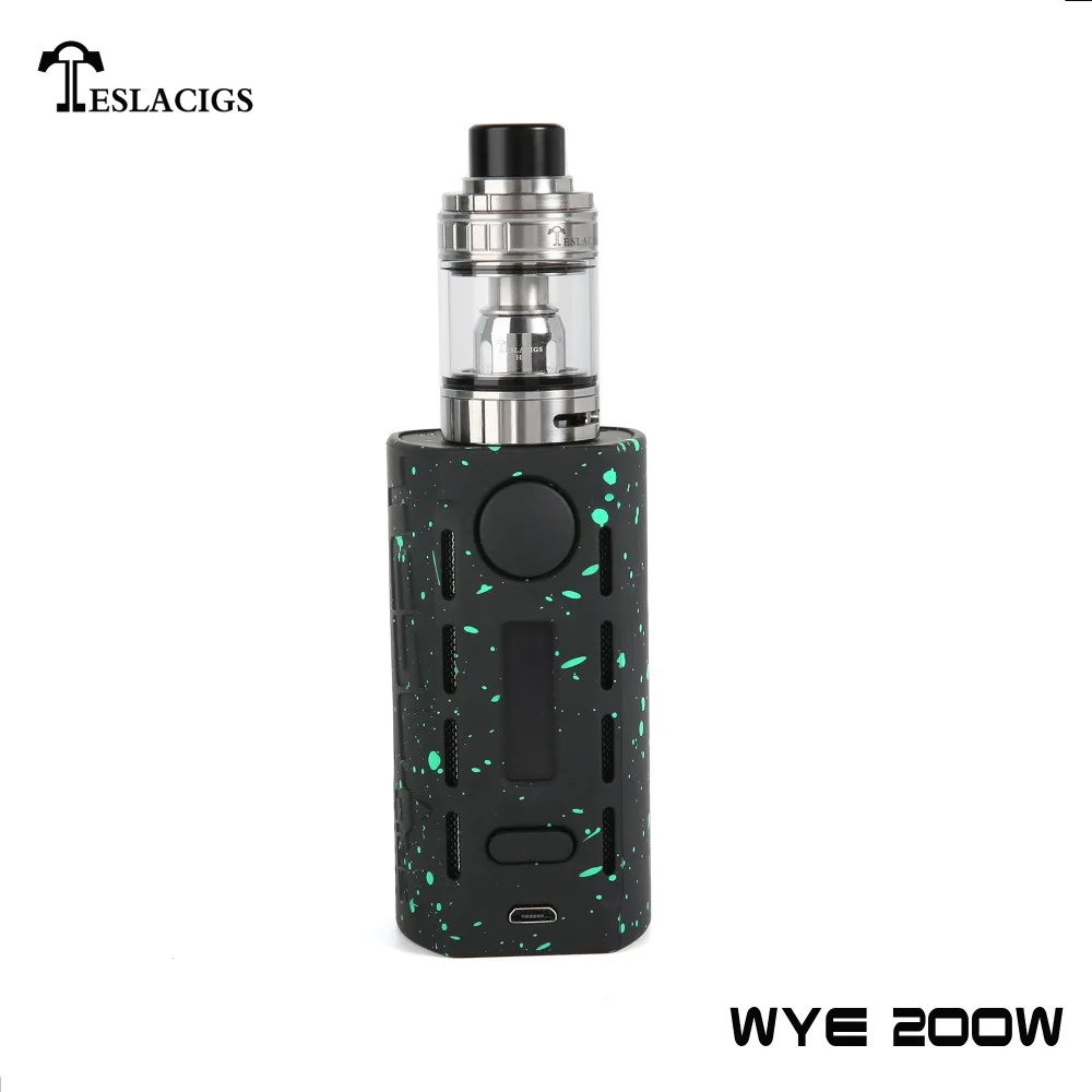 
Unique electronic products Tesla mod WYE 200W e-cigarette vape starter kit from authentic factory 