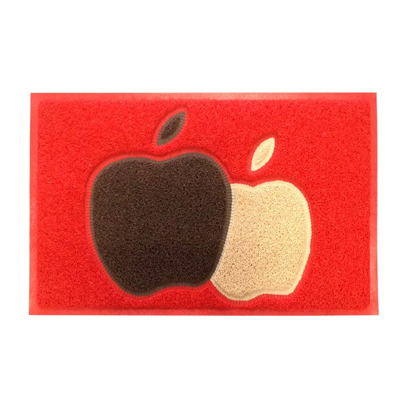 Logo design cheaper pvc coil car custom floor door mat