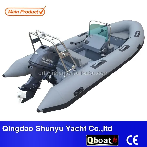 wholesale hypalon rib boat 480 rigid inflatable boat with outboard motor