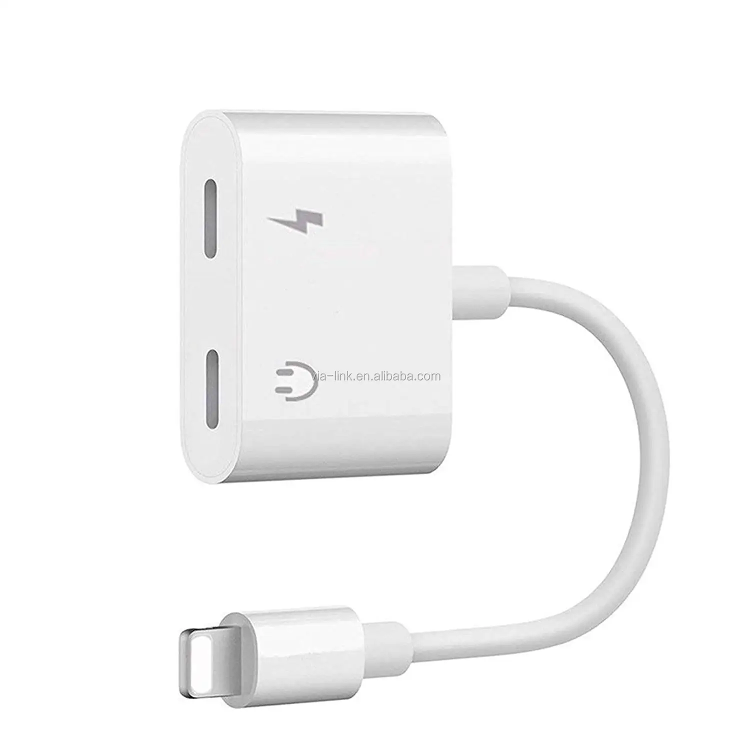 Высококачественный двойной зарядный адаптер 3 в 1 для iPhone 7 8 Plus X XS XR XS MAX зарядное устройство для наушников