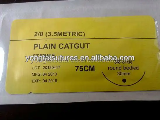 
Disposable All Types PGA PDS SILK NYLON Surgical Sutures thread 