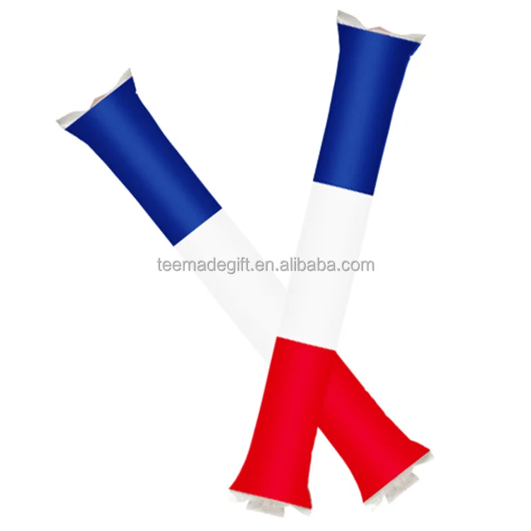
Thunder Sticks With French Flag Color / Red/White/Blue Cheering Sticks 