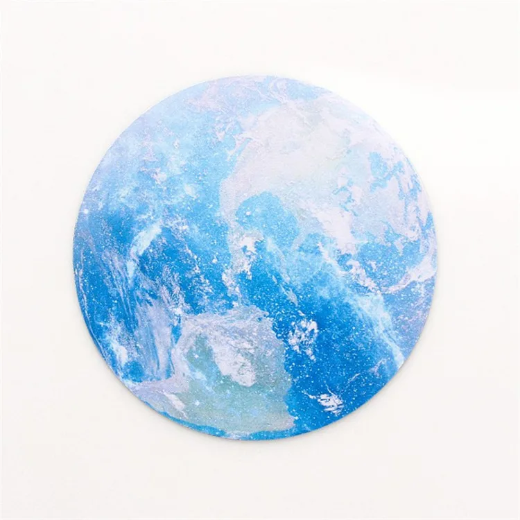 
Customized mouse pad planet round rubber mouse pad for Laptop soft lovely 