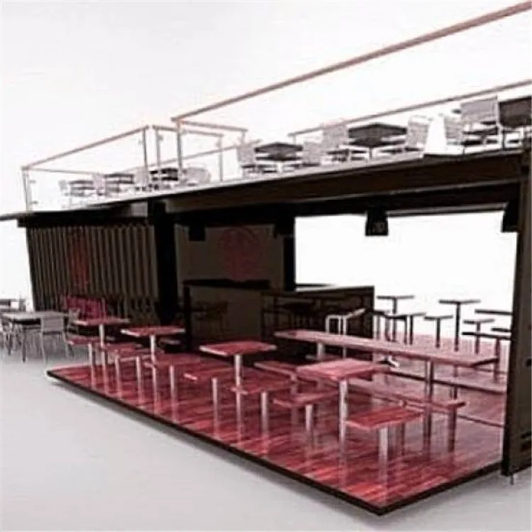 Living 20ft container home with small kitchen latest design prefab shipping house frame steel structure hot products 2022