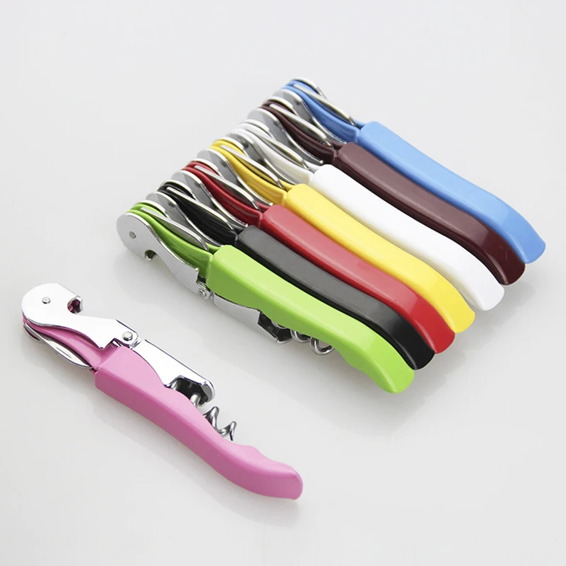 High quality multifunction bar wine bottle opener stainless steel corkscrew bottle opener with custom printing