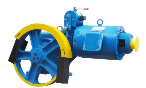 Elevator gear traction machine