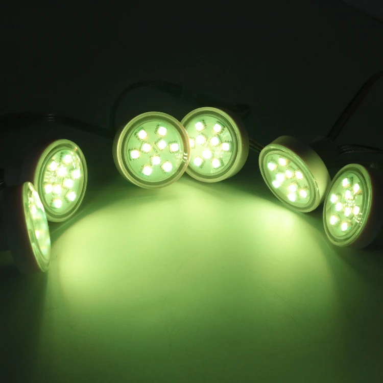 12V 24V WS2811 UCS1903 IC Digital Full Color Changing 45mm 9 LED 5050 RGB Led Pixel Point Source Light