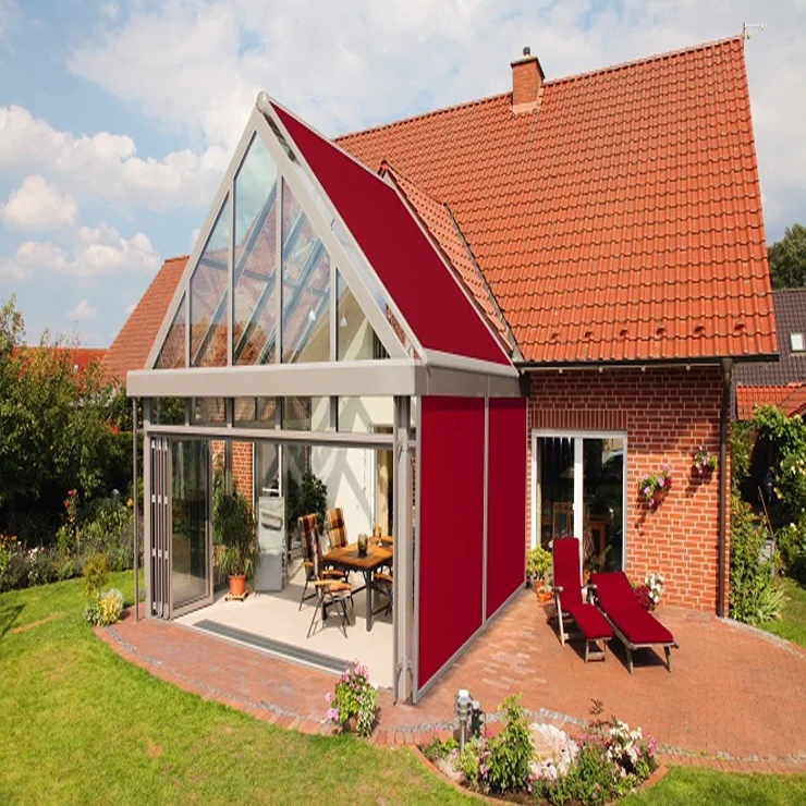 External Automatic Zip Track acoustic blinds screen