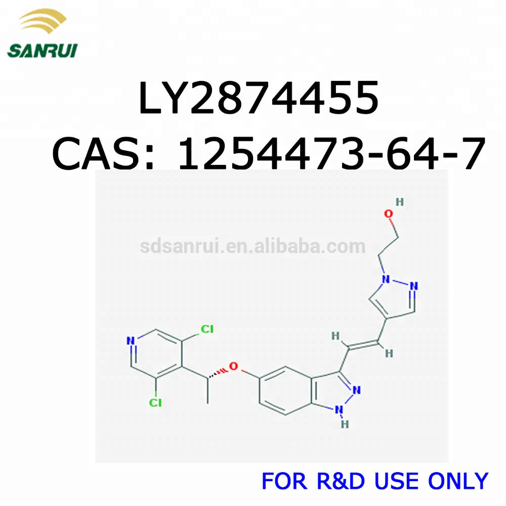 
Synthetic Drugs LY-2874455, Research chemicals cas 1254473-64-7 LY2874455 