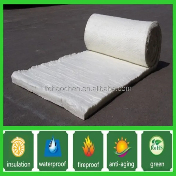HZ Blanket Refractory M3 High Temperature Ceramic Fiber 3600x610x50mm 128kg Bag White Technology Industrial Wool